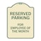 Signmission Designer Series-Reserved Parking For Employee Of The Month, 24" x 18", TG-1824-9763 A-DES-TG-1824-9763 - alternate 1